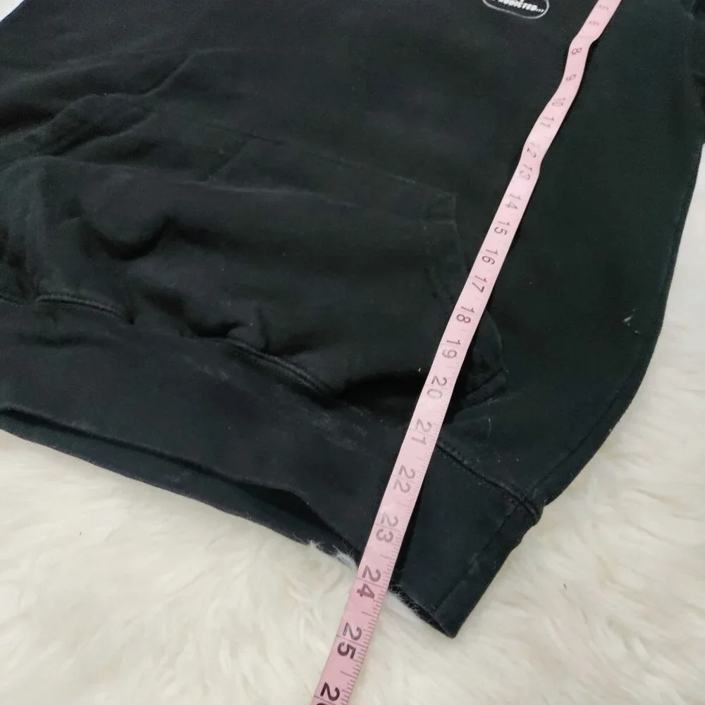 Grand AC 75 Mile Why I'm So Addicted Black Running Hoodie Sweater Men's Small - Picture 10 of 10